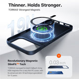 Husa pentru iPhone 17 Pro, Torras SlimFit MagSafe Series, transparenta