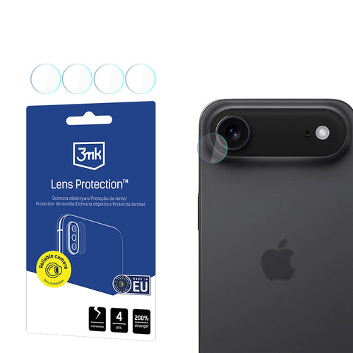Folie de protectie pentru iPhone 17 Air, 3mk Lens Protection (4 pack)