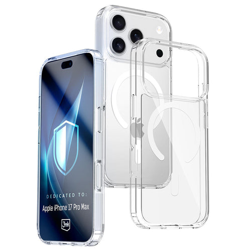 Husa pentru iPhone 17 Pro Max, 3mk Armor MagCase, transparenta