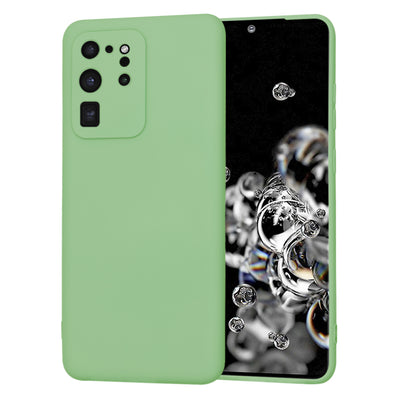Husa pentru Samsung Galaxy S20 Ultra 5G, Techsuit SoftFlex, verde deschis