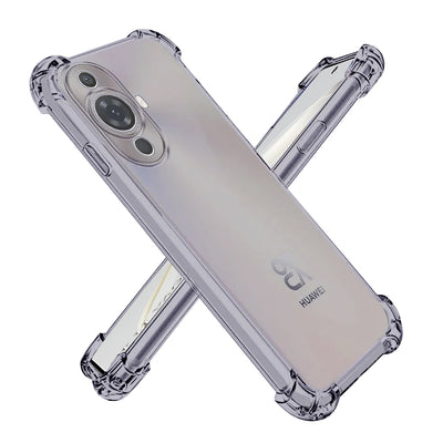 Husa pentru Huawei nova 11, Techsuit Shockproof Clear Silicone, fumuriu