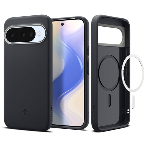 Husa pentru Google Pixel 10, Spigen Caseology Nano Pop MagSafe (ACS09713), negru
