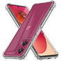 Husa pentru Motorola Edge 50 Fusion, Techsuit Shockproof Clear Silicone, transparenta