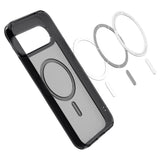 Husa pentru Google Pixel 10, Spigen Ultra Hybrid MagSafe (ACS09703), cenusiu