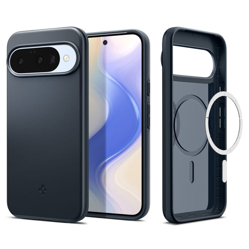 Husa pentru Google Pixel 10, Spigen Thin Fit MagSafe (ACS09700), albastru inchis