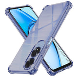Husa pentru OPPO A60 4G, Techsuit Shockproof Clear Silicone, fumuriu