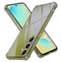 Husa pentru Samsung Galaxy S24 FE, Techsuit Shockproof Clear Silicone, fumuriu