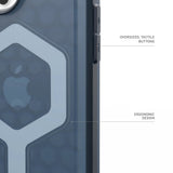 Husa pentru iPhone 17, UAG Essential Armor MagSafe, albastru