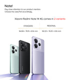 Husa pentru Xiaomi Redmi Note 14 4G (Standard), 3mk Clear Case, transparenta