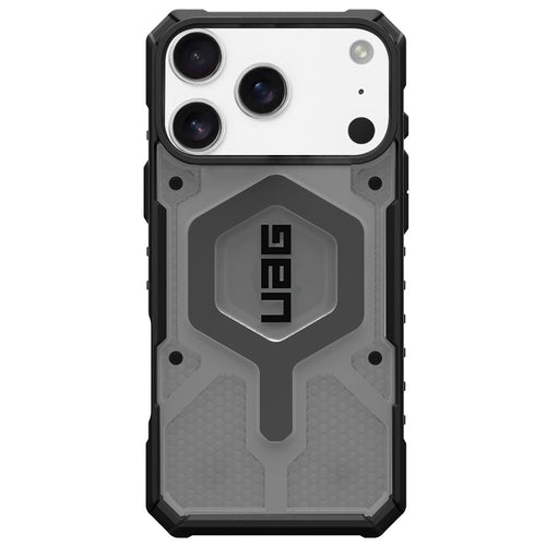 Husa pentru iPhone 17 Pro Max, UAG Pathfinder Clear MagSafe, cenusiu