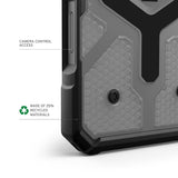 Husa pentru iPhone 17 Pro Max, UAG Pathfinder Clear MagSafe, cenusiu