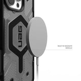Husa pentru iPhone 17 Pro, UAG Pathfinder Clear MagSafe, cenusiu