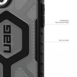 Husa pentru iPhone 17 Pro, UAG Pathfinder Clear MagSafe, cenusiu