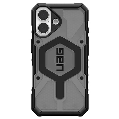 Husa pentru iPhone 17, UAG Pathfinder Clear MagSafe, cenusiu