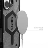Husa pentru iPhone 17, UAG Pathfinder Clear MagSafe, cenusiu
