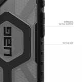 Husa pentru iPhone 17, UAG Pathfinder Clear MagSafe, cenusiu