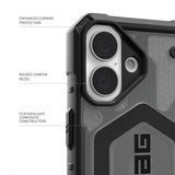 Husa pentru iPhone 17, UAG Pathfinder Clear MagSafe, cenusiu