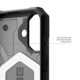 Husa pentru iPhone 17, UAG Pathfinder Clear MagSafe, cenusiu