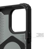 Husa pentru iPhone 17 Pro, UAG Plasma XTE MagSafe, negru frost