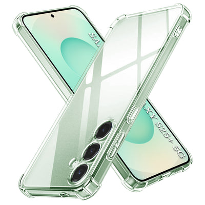 Husa pentru Samsung Galaxy S25 Plus, Techsuit Shockproof Clear Silicone, transparenta