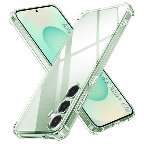 Husa pentru Samsung Galaxy S25 Plus, Techsuit Shockproof Clear Silicone, transparenta