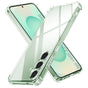 Husa pentru Samsung Galaxy S25 Plus, Techsuit Shockproof Clear Silicone, transparenta