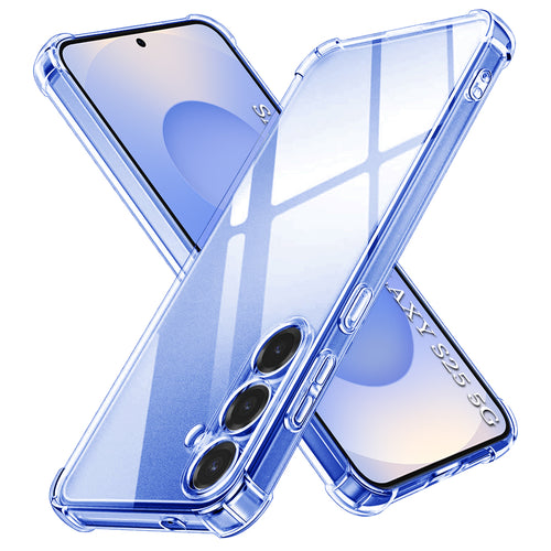 Husa pentru Samsung Galaxy S25, Techsuit Shockproof Clear Silicone, transparenta