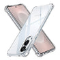 Husa pentru Samsung Galaxy S25 Edge, Techsuit Shockproof Clear Silicone, transparenta