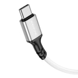 Cablu Borofone de date (BX83), USB to Type-C, Silicon, Universal, 3A, 1m, negru