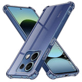 Husa pentru Xiaomi Redmi Note 14S, Techsuit Shockproof Clear Silicone, fumuriu