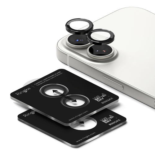 Folie de protectie pentru iPhone 17, Ringke Camera Lens Frame Glass (2 pack)