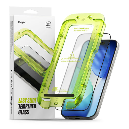 Folie de protectie pentru iPhone 17 Pro, Ringke Easy Slide Tempered Glass (2 pack)
