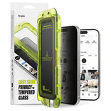Folie de protectie pentru iPhone 17 Air, Ringke Easy Slide Privacy Tempered Glass (2 pack)