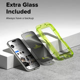 Folie de protectie pentru iPhone 17 Air, Ringke Easy Slide Privacy Tempered Glass (2 pack)