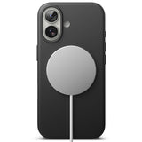Husa pentru iPhone 17, Ringke Silicone Magnetic MagSafe, negru