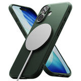 Husa pentru iPhone 17, Ringke Onyx MagSafe, verde