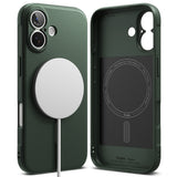 Husa pentru iPhone 17, Ringke Onyx MagSafe, verde