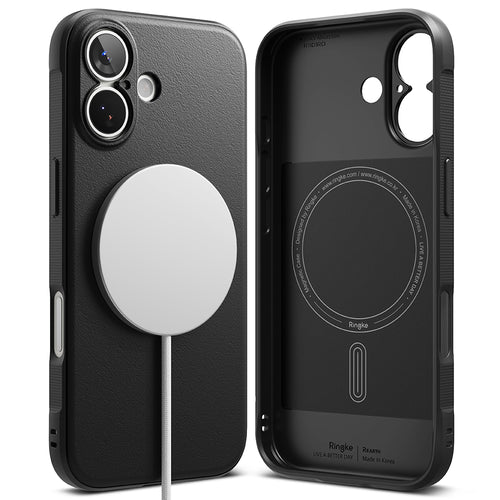 Husa pentru iPhone 17, Ringke Onyx MagSafe, negru