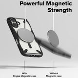 Husa pentru iPhone 17, Ringke Fusion X MagSafe, negru
