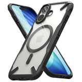 Husa pentru iPhone 17, Ringke Fusion X MagSafe, negru