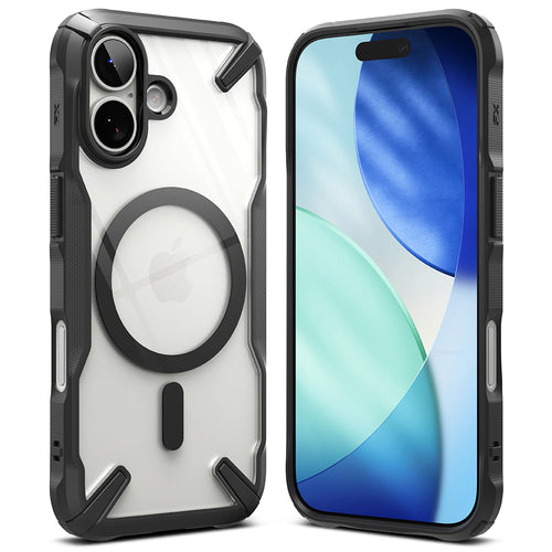 Husa pentru iPhone 17, Ringke Fusion X MagSafe, negru