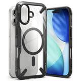 Husa pentru iPhone 17, Ringke Fusion X MagSafe, negru