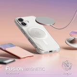 Husa pentru iPhone 17, Ringke Fusion MagSafe, transparenta