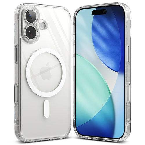 Husa pentru iPhone 17, Ringke Fusion MagSafe, transparenta