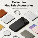 Husa pentru iPhone 17 Pro Max, Ringke Silicone Magnetic MagSafe, negru