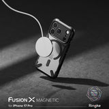 Husa pentru iPhone 17 Pro Max, Ringke Fusion X MagSafe, negru