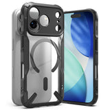 Husa pentru iPhone 17 Pro, Ringke Fusion X MagSafe, negru