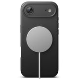 Husa pentru iPhone 17 Air, Ringke Silicone Magnetic MagSafe, negru