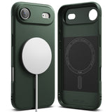 Husa pentru iPhone 17 Air, Ringke Onyx MagSafe, verde