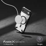 Husa pentru iPhone 17 Air, Ringke Fusion X MagSafe, negru